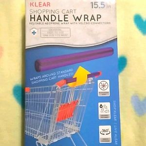 Shopping cart handle wrap
